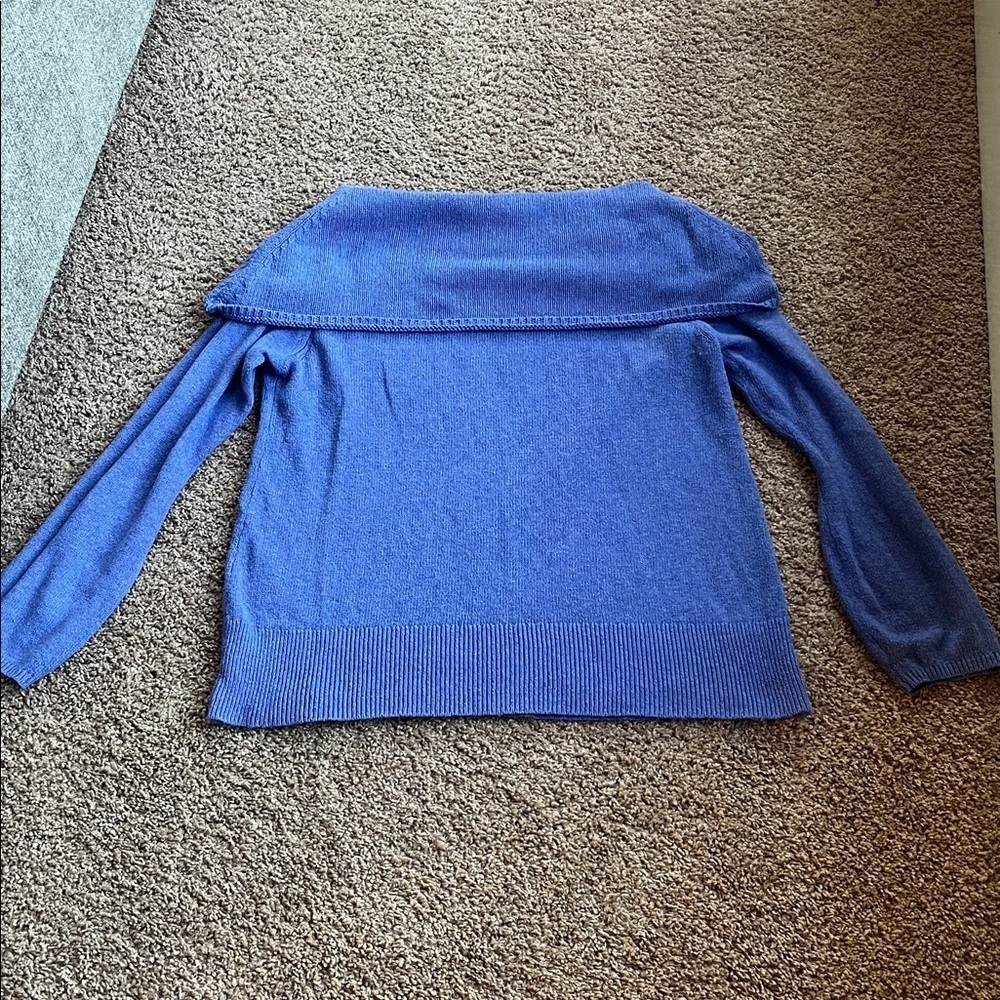 Lane Bryant Indigo Knit Sweater Size 18/20 - Picture 6 of 6